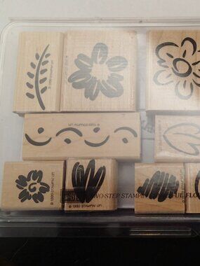 Stampin Up Box of 13 Flower Stampers